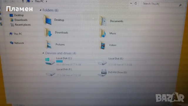 Лаптоп Lenovo IdeaPad G585, снимка 5 - Лаптопи за дома - 50190975