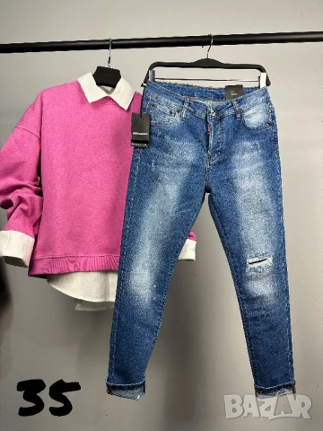 DSQUARED дамски дънки  8 модела , снимка 14 - Дънки - 49346979
