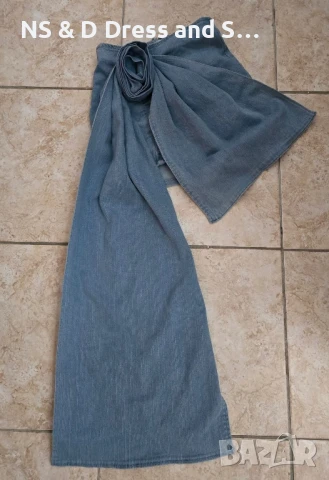 Дамска къса дънкова пола с 3D роза, снимка 5 - Поли - 50524464