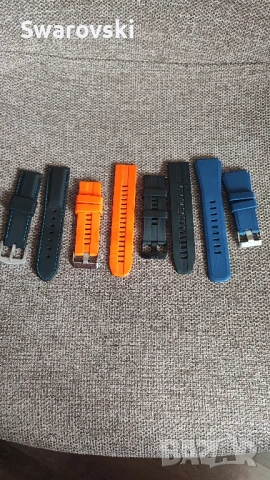 Силиконови и кожени каишки 22мм