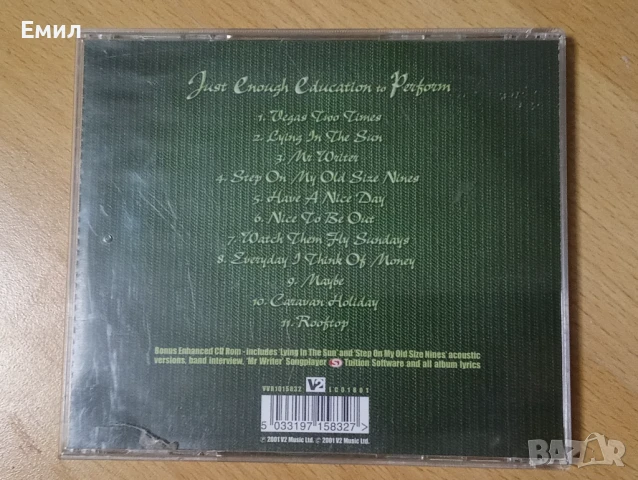 STEREOPHONICS 2001 - Just Enough Education to, снимка 3 - CD дискове - 51286787