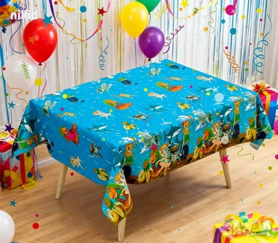 ITALIAN BRAINROT найлонова покривка за парти рожден ден 