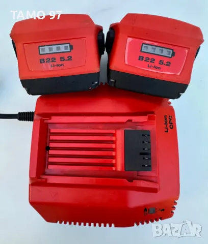 Hilti TE 6-A22 AVR - Акумулаторен безчетков перфоратор 2x22V 5.2Ah, снимка 5 - Други инструменти - 47732005