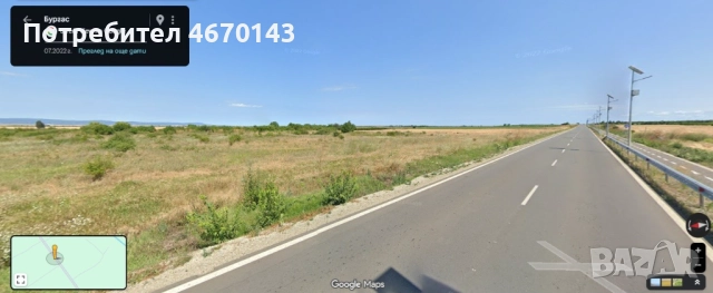 Парцел с подробен устройствен план и красива панорама, близо до гр. Поморие, снимка 2 - Парцели - 52671156