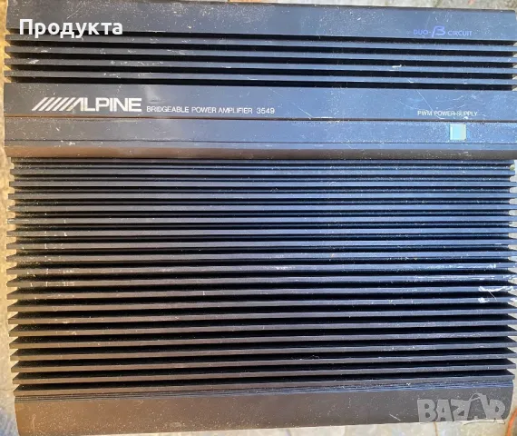 Alpine 3549 Усилвател 2х100w RMS, снимка 1 - Аудиосистеми - 48086471