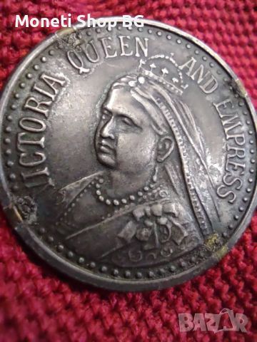 Обединено кралство - медал "Виктория кралица и императрица", снимка 1 - Нумизматика и бонистика - 46475156