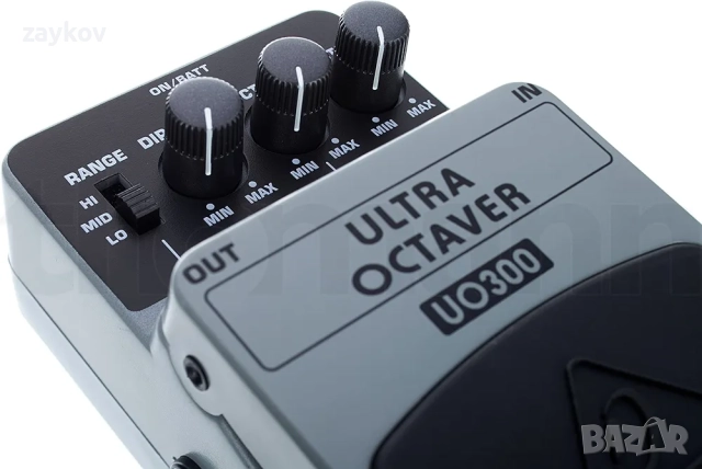 Behringer UO300 Ultra Octaver китарен педал с 3 режима на октавен превключвател, снимка 3 - Друга електроника - 52257677