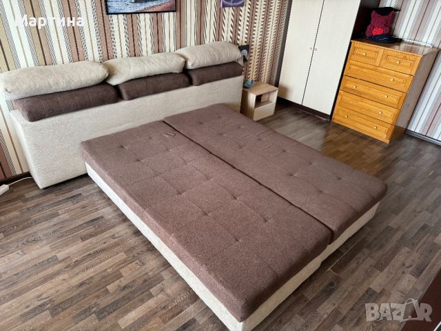 Холов ъглов диван, снимка 3 - Дивани и мека мебел - 45354134