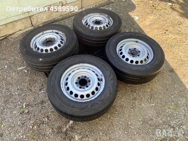 4бр.Оригинални джанти + ГУМИ 235/65/16C 16цола 6x130 за Mercedes Sprinter(2006-2024),Vw Crafter(2006, снимка 2 - Гуми и джанти - 51808913