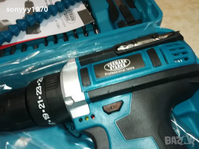 LI-ION VERMARK STARKE-WITH LED INDICATIONS 0104251540, снимка 7 - Винтоверти - 49726895