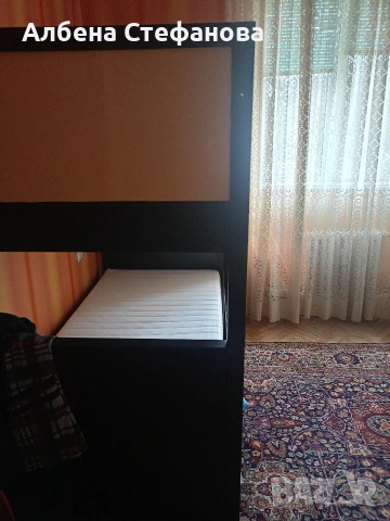 Двуетажно легло Икея.От масив,не от чам., снимка 5 - Бебешки легла и матраци - 53926910