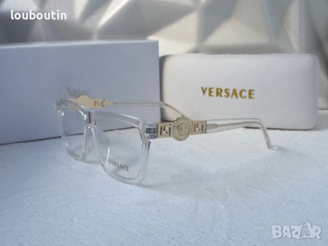 Versace диоптрични рамки.прозрачни слънчеви,очила за компютър, снимка 7 - Слънчеви и диоптрични очила - 45512718