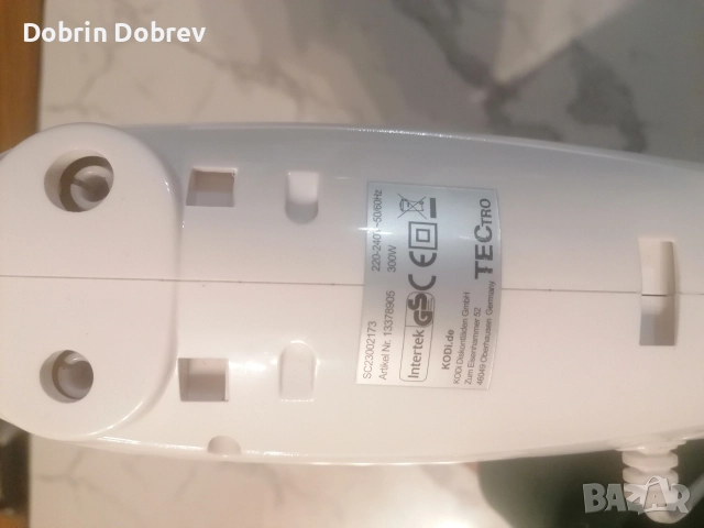 Кухненски миксер TECTRO 300W, снимка 4 - Миксери - 52640968