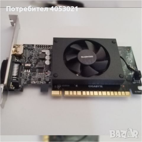 GIGABYTE GeForce GT 710 2GB GDDR5 64bit (GV-N710D5-2GL)

, снимка 2 - Видеокарти - 45098985