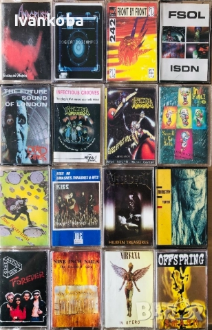 Аудио касети с рок и метъл от 80-те и 90-те, снимка 2 - Аудио касети - 51581803