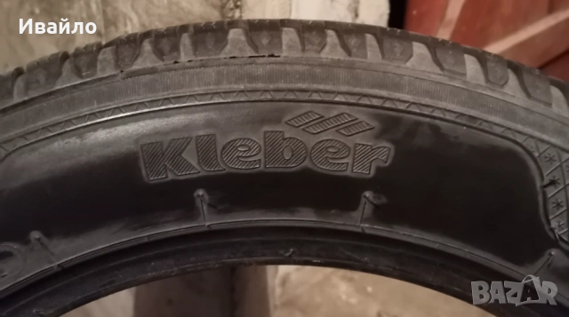 Продавам 4 броя Зимни гуми 205.55.16 на 1 сезон дот 2019 Kleber , снимка 4 - Гуми и джанти - 53380232