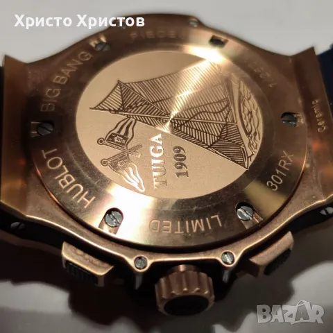 Дамски луксозен часовник HUBLOT BIG BANG Limited Edition 250 pieces 🧩 301 RX Tuiga 1909, снимка 6 - Дамски - 47098850