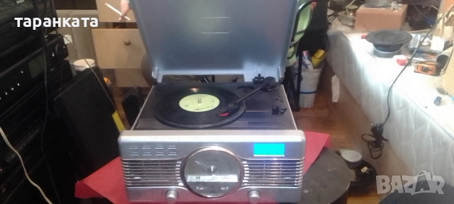Аудио уредба със Грамофон , снимка 3 - Аудиосистеми - 54082828