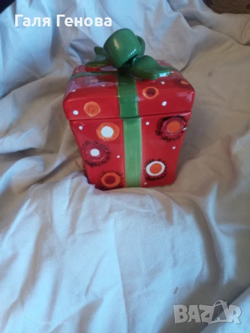 Керамична кутия за подарък , снимка 3 - Декорация за дома - 50902656