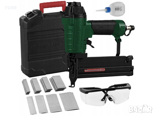 НОВИ! Пневматичен такер Parkside PDT 40 H6 + аксесоари