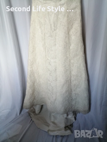 Сватбена рокля Sincerity Bridal р-р L-XL - цвят слонова кост, снимка 8 - Сватбени рокли - 52973174