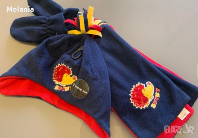 Купчинка от шалчета, шапки и ръкавички за момче, 1-7 г., снимка 5 - Шапки, шалове и ръкавици - 52300235