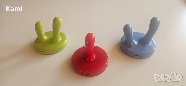 Три нови цветни закачалки за стена , снимка 6 - Закачалки - 52833741