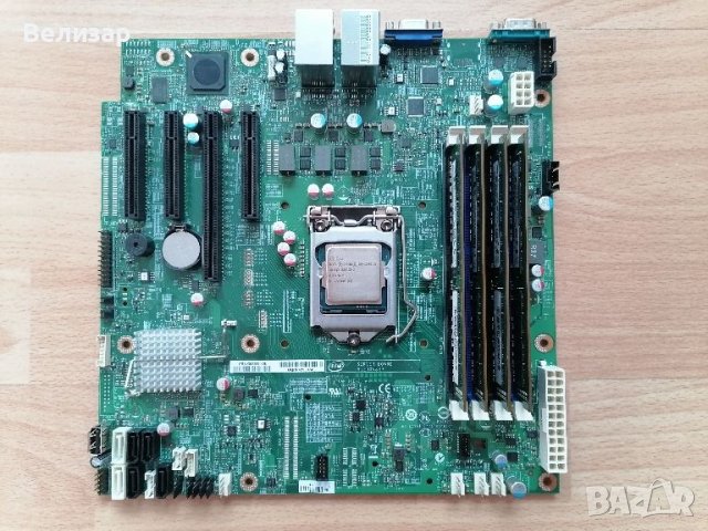 Intel S1200RPS + Xeon E3-1246v3 + 32GB DDR3L ECC, server motherboard, снимка 1 - Дънни платки - 45371512