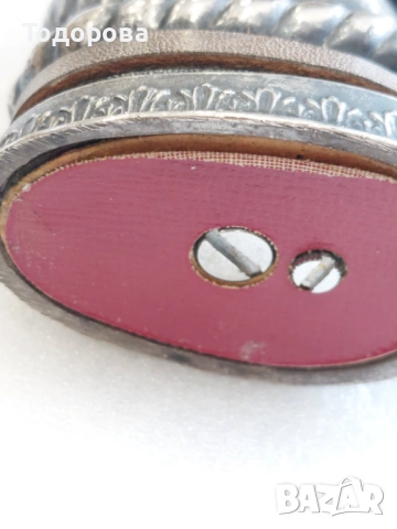 Стара рядка автентична бензинова посребрена запалка, снимка 3 - Колекции - 53645392