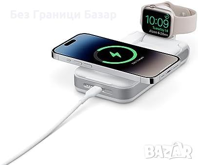 Нов Power Bank OtterBox за iPhone/Apple Watch 10,000mAh Безжично Зареждане 20W, снимка 2 - Друга електроника - 45670646