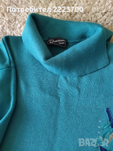 Дамско поло-голям размер , снимка 2 - Блузи с дълъг ръкав и пуловери - 44993371