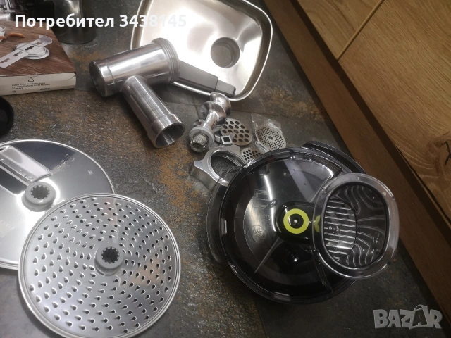 кухненски робот Bosch MUM9D33S11, месомелачка, мултимиксер с 3 диска , снимка 7 - Кухненски роботи - 53745184