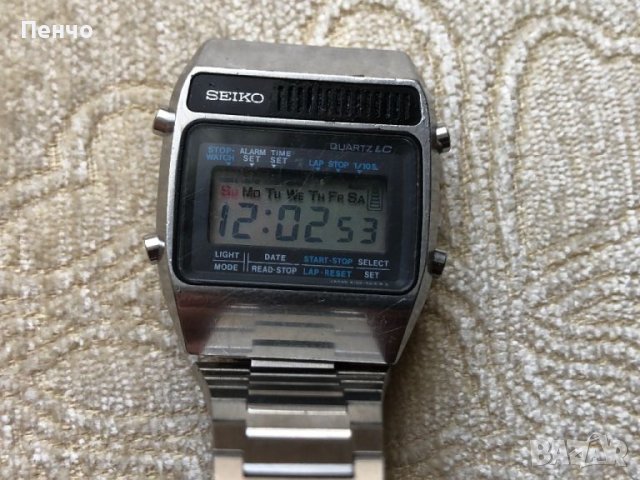 ретро LCD "SEIKO" ALARM CHRONOGRAPH - A159 - 5019 - JAPAN - 1970/78г., снимка 5 - Антикварни и старинни предмети - 46005805