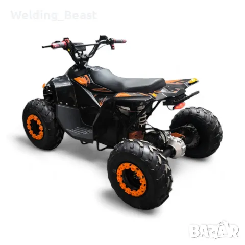 ATV Eлектрическо MaxMotors Mudhawk 1200W Black & Orange, снимка 4 - Мотоциклети и мототехника - 47276874