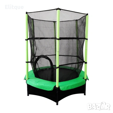 Мини батут с мрежа за безопасност – Компактен и забавен избор за деца, снимка 10 - Други - 53441390