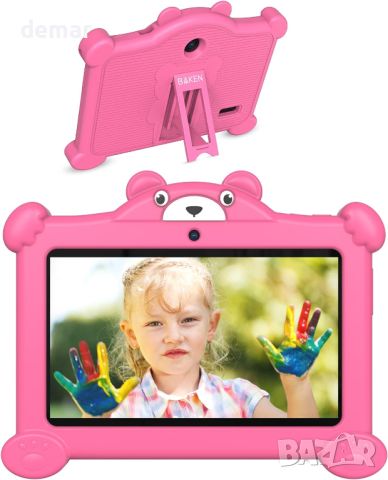 Детски таблет 7 инча Android 4GB+32GB, WiFi, IPS, с родителски контрол