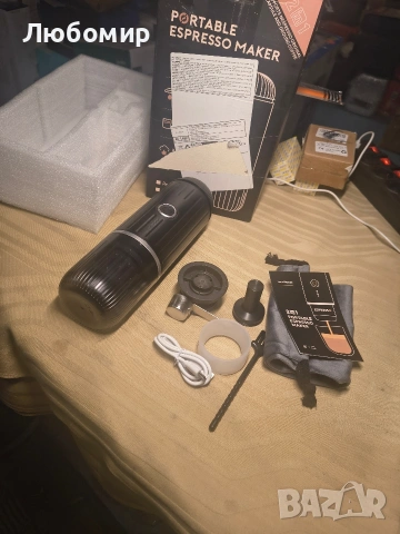 Преносима електрическа машина за еспресо, самозагряваща се, система за екстракция 2 в 1, , снимка 3 - Кафемашини - 53475790