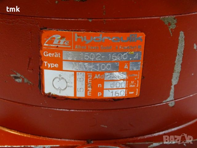 Хидравличен мотор ATE Hydraulik MD3-100 hydraulic motor, снимка 2 - Резервни части за машини - 46673799