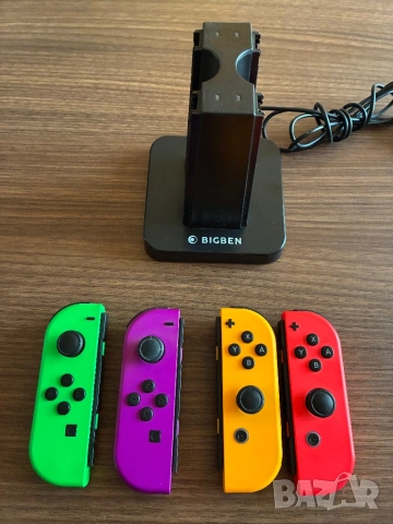 Nintendo Switch JoyCon + Докинг станция, снимка 2 - Nintendo конзоли - 54251157