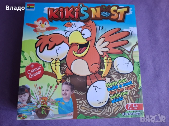 Настолна игра Kingso toys, Гнездото на Кики, Многоцветен