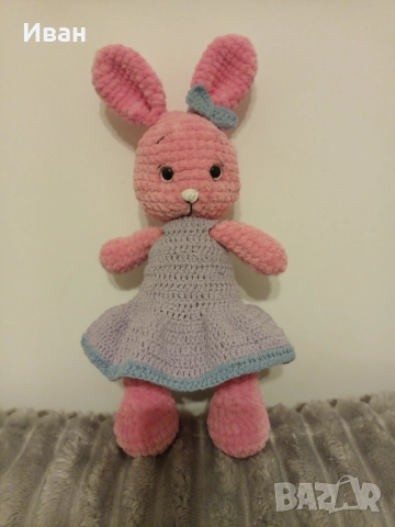 Плюшено зайче, снимка 3 - Плюшени играчки - 52724054