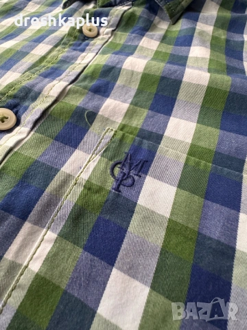 MARC O’POLO карирана мъжка риза• 38/40 (S-M)• дълъг ръкав, снимка 4 - Ризи - 53218828