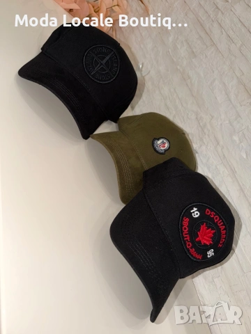 Moncler , DSQUARED2 , Stone Island шапки 