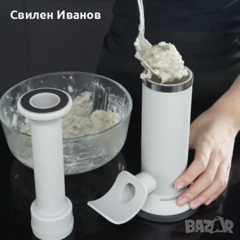 Ръчна машинка за пълнене на колбаси - перфектният инструмент за изработка на свежи и вкусни колбаси , снимка 2 - Други - 45322857
