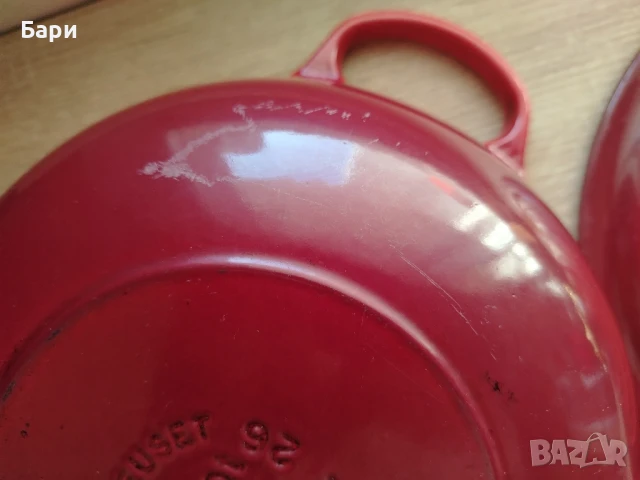 Le Creuset френска чугунена тенджера с капак 4,1 л, снимка 17 - Съдове за готвене - 50693479