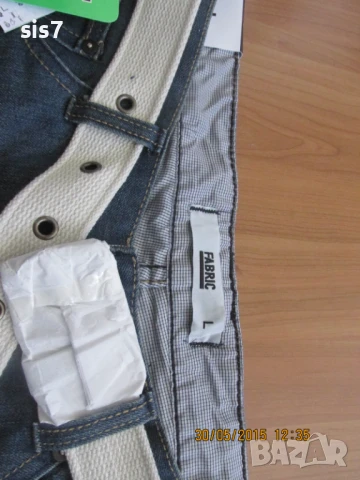 дънки на Fabric внос от Англия номер L за 20лв., снимка 6 - Къси панталони - 50714852