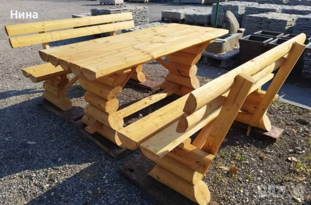 Маса с две пейки , снимка 3 - Маси - 52213657