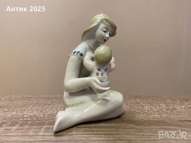 Фигурка „Майчинство“, СССР, снимка 3 - Антикварни и старинни предмети - 52410553