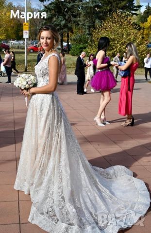 Сватбена рокля, снимка 3 - Сватбени рокли - 46387888