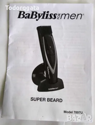 Babyliss Beard Trimmer Машинка Тример за Брада Различни Дължини 1-15мм Мъже Подарък, снимка 10 - Електрически самобръсначки - 49398873